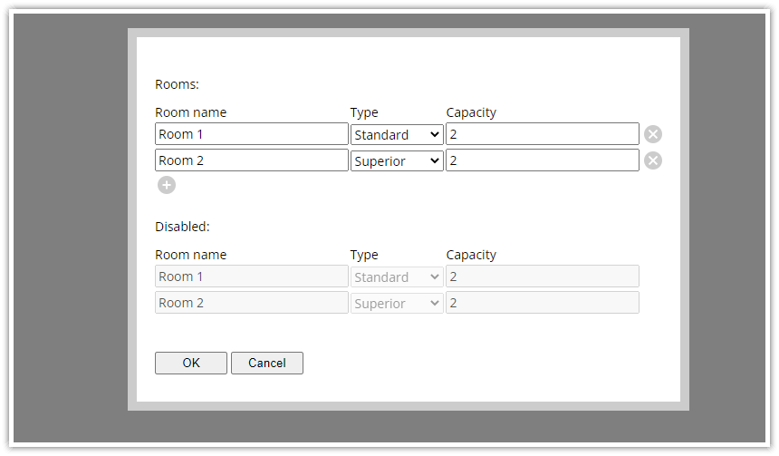 modal form table field